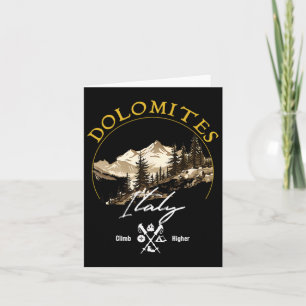 Cartão Dolomites Retro Vintage Roupa - Dolomites Souven