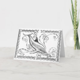 Cartão "Dolphin II" Greetings Card