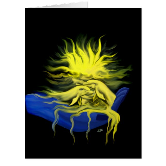 Cartão Dolphin Love (Frente)