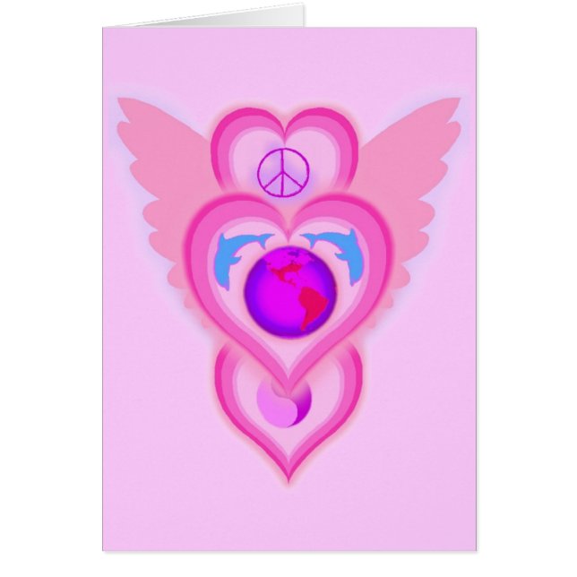 Cartão dolphinwingsoflovetoday (Frente)