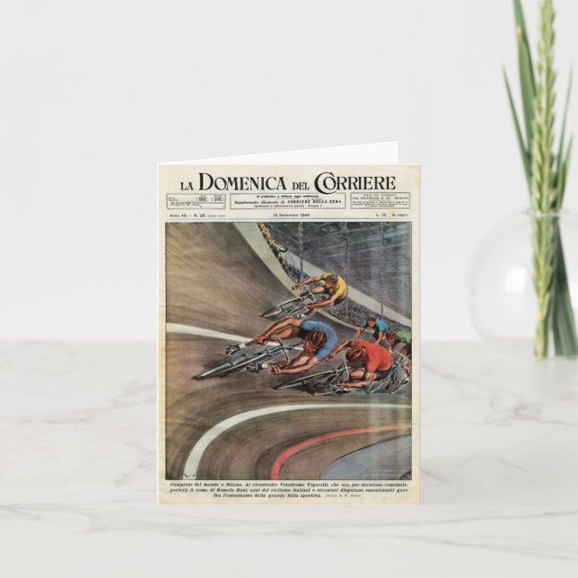 Cartão Domenica notecard (Frente)