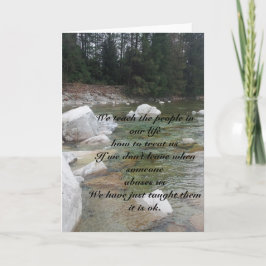 Cartão Domestic Abuse Encouragement Card