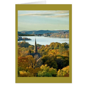 Cartão Domingo de outono