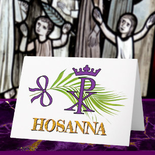 Cartão DOMINGO DE RAMOS Hosanna
