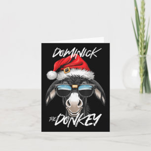 Cartão Dominick The Donkey Engraçado Cristo Italiano De N