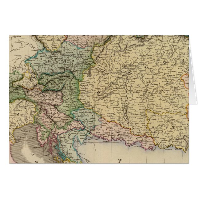 Cartão Domínios austríacos (Frente Horizontal)