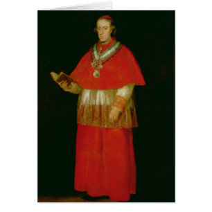 Cartão Don cardinal Luis de Bourbon c.1800