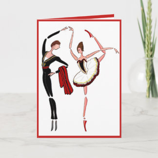 CARTÃO DON QUIXOTE BALLET COUPLE- SPANISH DANCE CARD