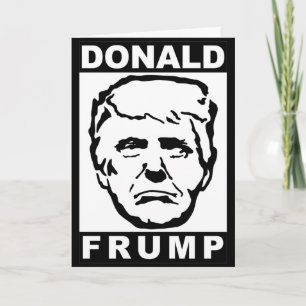 Cartão donald frump