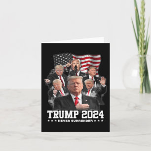 Cartão Donald J Trump 2024 Nunca Rende 1