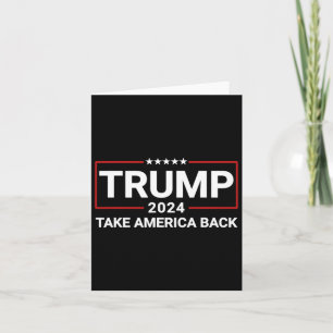 Cartão Donald Trump 2024 Retome As Eleições Americanas - 