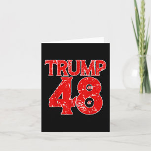 Cartão Donald Trump 2028 Trump 45º 47º 48º Presidente T