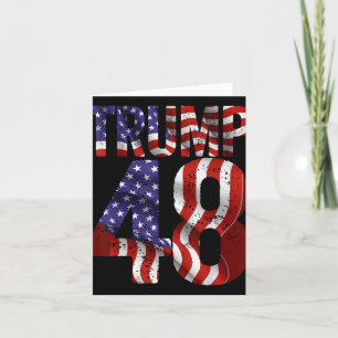 Cartão Donald Trump 2028 Trump 45 47 48º Presidente Ameri