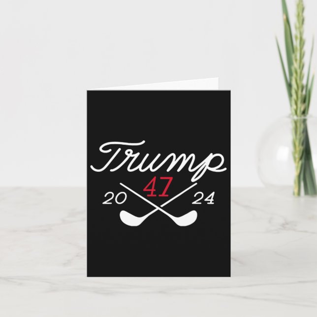 Cartão Donald Trump 47 2024 (Frente)