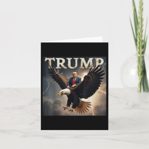 Cartão Donald Trump Eagle Presidente dos EUA