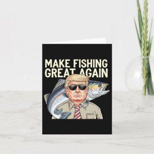 Cartão Donald Trump Engraçado Faz Excelente De Pesca Mais