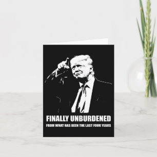 Cartão Donald Trump Ganhou - Finalmente Descarregado Do L