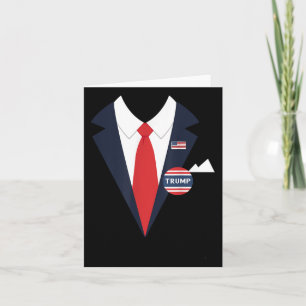 Cartão Donald Trump Halloween Costume Crianças Engraçadas