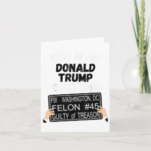 Cartão Donald Trump Jail Contigo, Anti Trump Para P