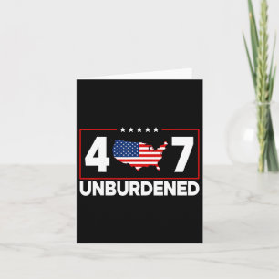 Cartão Donald Trump, Oficialmente Descarregado, O 47.º Pr