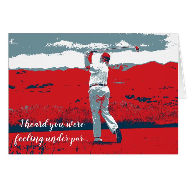 Cartão Donald Trump que sente sob par (Frente Horizontal)