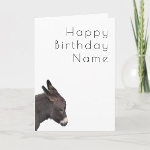 Cartão Donkey Deco Birthday