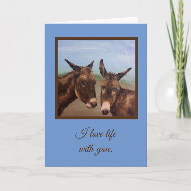 Cartão Donkey Double (Frente)