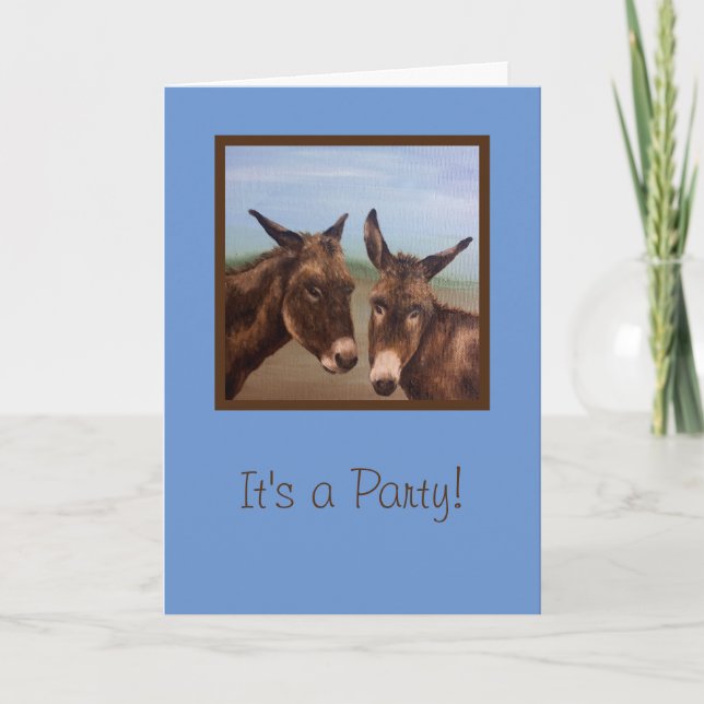 Cartão Donkey Double (Frente)