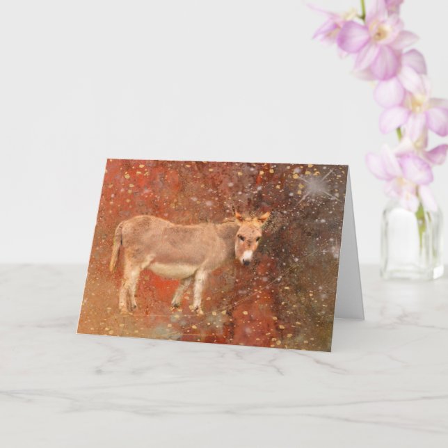 Cartão Donkey e Stardust Birthday (Orquídea)