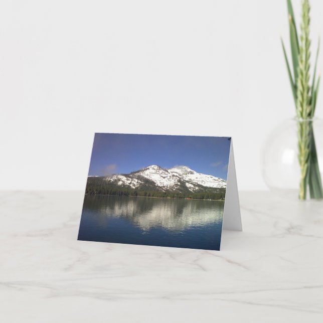 Cartão Donner Lake Notecard (blank) (Frente)