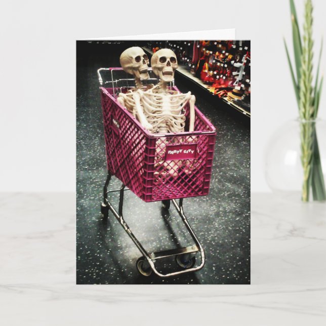 Cartão "Donner Party of Two" Hallowe’en Card (Frente)