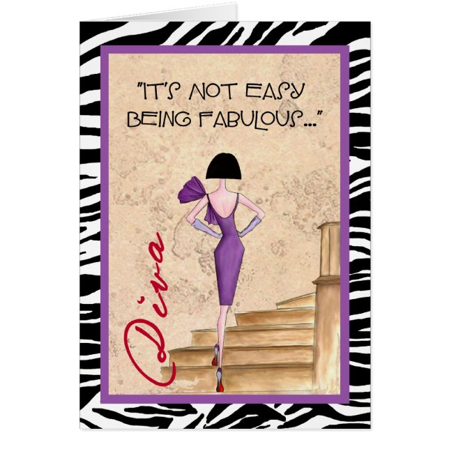 Cartão Donning the Sacred Beauty of Stilettos (Frente)