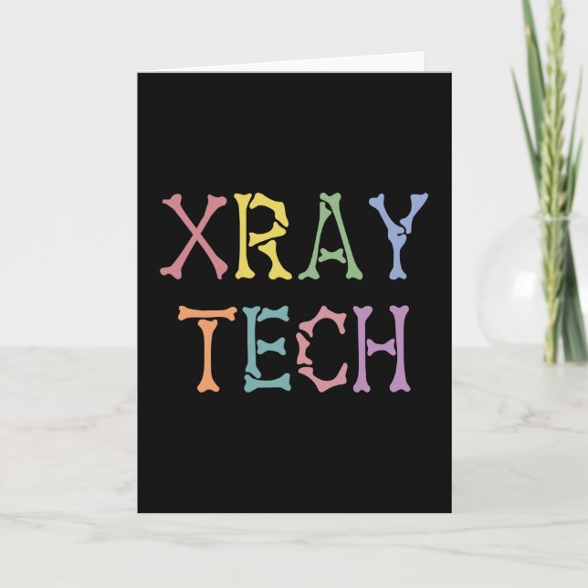 Cartão Dons do Xray Tech X-ray Technologist (Frente)