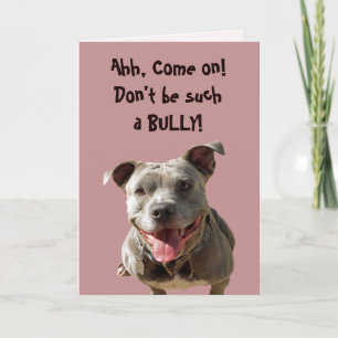 Cartão Don't Be a Bully Get Well Card