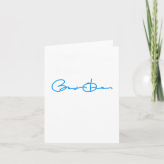 Cartão Don't Boo Vote - Barack Obama (azul branco) Sticke