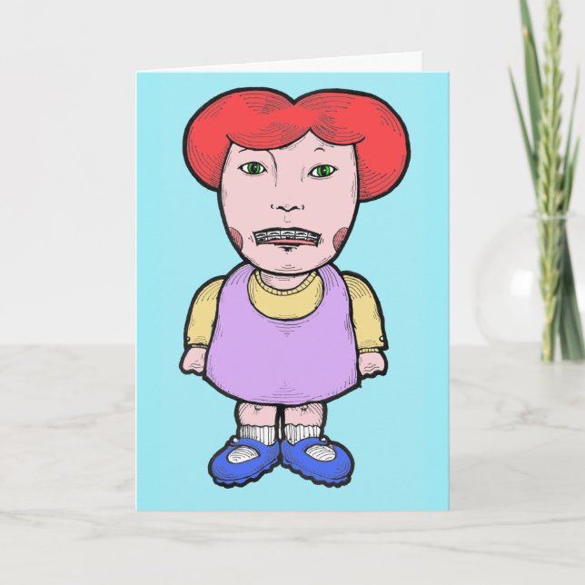 Cartão Don't Call Me Metal Mouth Greeting Card (Frente)