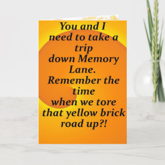 Cartão Don't forget your friends card