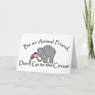 Cartão Don't Go to the Circus Card