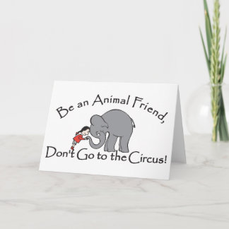 Cartão Don't Go to the Circus Card