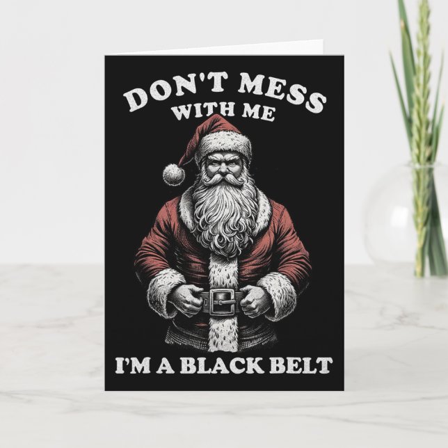 Cartão Don't-mess  (Frente)