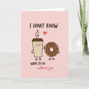 Cartão Donut Know Without You