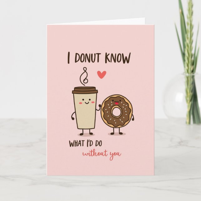 Cartão Donut Know Without You (Frente)