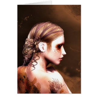 Cartão Donzela do espírito