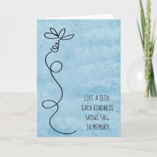 Cartão doodle daisy thank you