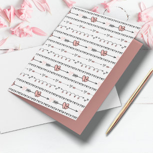 Cartão Doodle do Dia dos Namorados