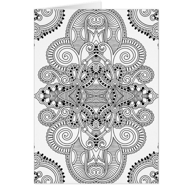 Cartão Doodle original (Frente)