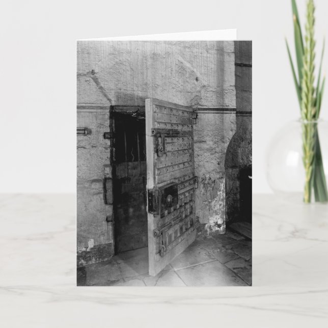 Cartão Door to Newgate Prison (Frente)