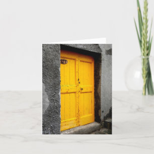 Cartão Doors of the Cinque Terre Note Card