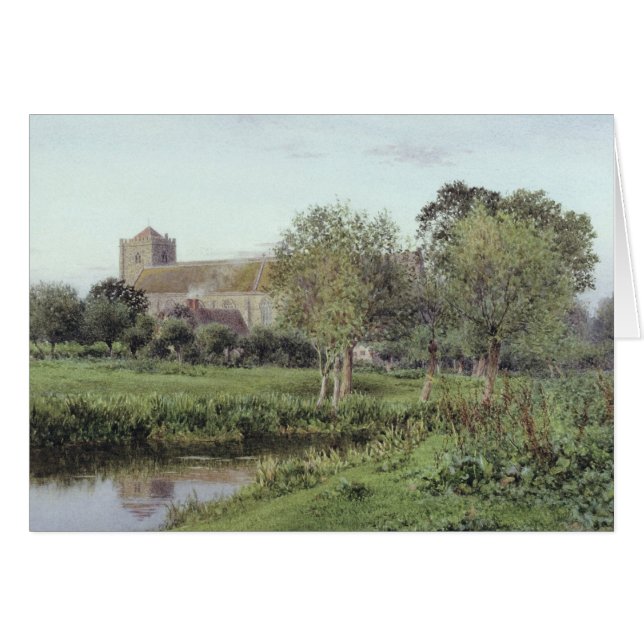 Cartão Dorchester Abbey, Perto de Wallingford (Frente Horizontal)