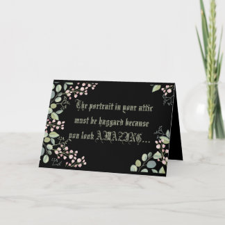 Cartão Dorian Gray Birthday Card